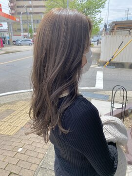 アヘッド(ahead) 透け感グレージュ＊