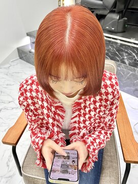 チュダック(ChuDuck) 【◎甘くてカワイイ◎】《アプリコットオレンジ》ケアブリーチ