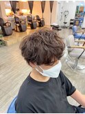 波巻きパーマ