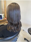 アッシュブラウン/髪質改善縮毛矯正/髪質改善/韓国風/韓国ヘア