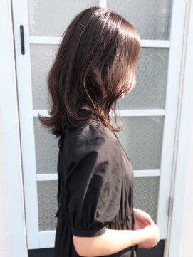 アレゴ(Allergo) 外ハネミディ！ブリーチ無しの透明感カラー！