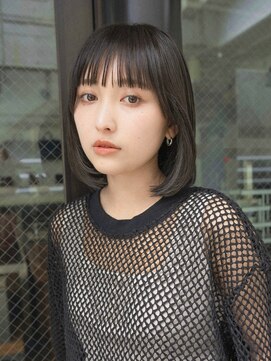 ルル 表参道(lulu.) 【高橋弥生】内巻きボブ シースルーバング