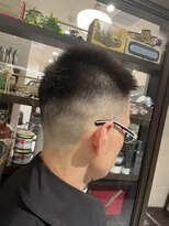 ヒロギンザ 大阪本店(HIRO GINZA)&nbsp;ペリーショートスタイル×フェードカット