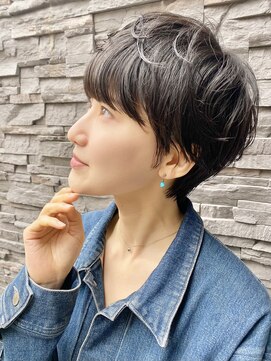 ハルキ ミナト ジャパン オオサカ(HARUKI MINATO japan OSAKA) 30代40代50代小顔似合わせカットくびレイヤーエモージュ大人可愛