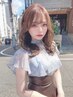 似合わせカット+ケアカラー+COREME４stepトリートメント ￥13500