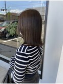 20代30代外ハネアッシュブラウン