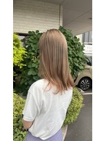 ヴィアンカ(Vianca)&nbsp;インナーカラー　ベージュ×オレンジ