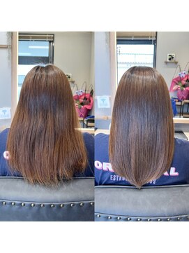 ナチュラル 石巻中里店(Natural) 縮毛矯正ケアルーガ、髪質改善トリートメント、艶髪カラー石巻