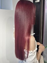 ハピネス 梅田茶屋町店(HAPPINESS) 韓国風ブリーチなしダブルカラーカシスピンク