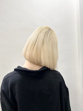 ミエルヘアーエスト 新宿店(mielhair est) ホワイトブリーチ！デザインカラー
