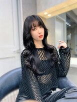 ロンドガーネット 池袋(Lond garnet) ワイドバングイメチェン美髪外ハネボブ+レイヤーカット韓国/池袋