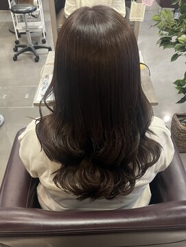 リファイン 羽村店 ココアブラウン/韓国巻き/くびれミディ／大人可愛い/ベージュ