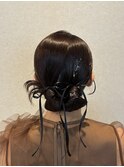 ツイン団子のカチモリヘア