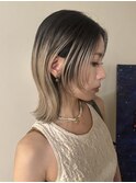 ミディアムレイヤーカットグラデーションカラー