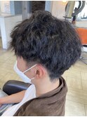 メンズパーマ　8月