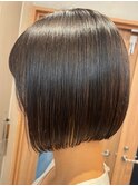  調布ミニボブショートカットボブレディースイルミナ前髪