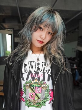 ギークス(GEEKS) 【GEEKS渋谷】ハッシュカット/デザインカラー/渋谷ブリーチ/小顔