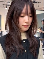 ジアン テラス(GIEN TERRASSE)&nbsp;ニュアンスレイヤーカットカシスブラウン/岸本