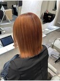 黒髪/クラゲヘアー/オリーブグレー/小顔/ココアベージュ/茨木 