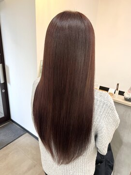 カイル(kyle) 【髪質改善トリートメント】ナチュラルピンクブラウン