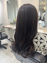 チコ シンジョウ(CHIKO) ゆるふわ巻きにダークラベンダーブラウン