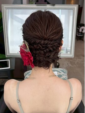 バンクスヘアー(BANK'S HAIR) ゆるふわアップヘア♪池袋/浴衣へア／卒業式/成人式ヘア