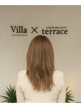 ヴィラ アンド テラス(Villa X terrace) 髪質改善/縮毛矯正/酸性ストレート/ヘッドスパ/白髪染め