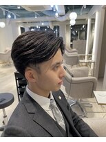 マインバイアフロートギンザ(MYNE by AFLOAT GINZA) ナチュラルに決まる曲がる縮毛矯正センターパート