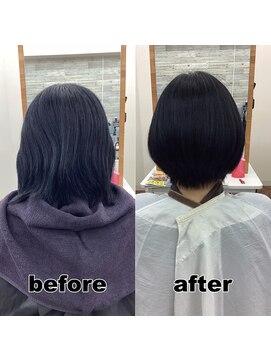 モンド ヘアクリエーション 新栄店(monde hair creation) 【monde】before × after × 髪質改善