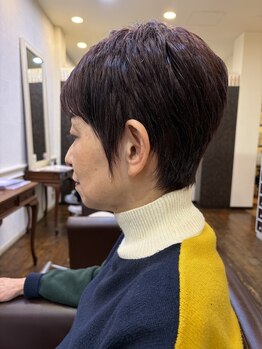 パパノエル(Papa Noel)の写真/【プロの技術!】髪が伸びても白髪染め部分が悪目立ちしにくい。馴染みのよい白髪染めで綺麗に伸ばせる♪