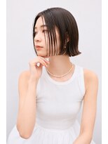 ドロップ(drop) 透明感が映えるナチュラルミニボブ