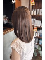 リドルヘアー 石井町店(Riddle HAIR)&nbsp;ミディアムストレート　コスメストレート　サラ髪　艶髪