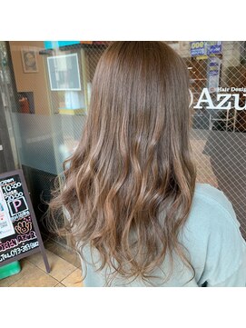 ヘアーデザイン アズール(Hair Design Azur) 【Azur】ツヤ感たっぷり“milky グレージュ”