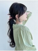 簡単おしゃれポニーテール KAITO