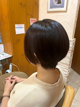 ヘアーアンドメイク エクリ 不動前店(Hair&Make equri) 丸みショート