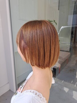 ラフランクリー(la frankly) ヌーディーカラー/小顔ひし形/髪質改善/レイヤースタイル