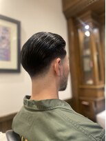 ヒロギンザバーバーショップ 神楽坂店(HIRO GINZA BARBER SHOP)&nbsp;ローフェード×オールバック
