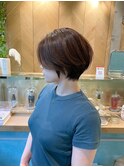 浦和ショートヘアショートカット白髪ぼかし白髪染めボブ40代50代