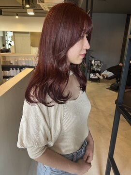 ライリー(riley) レッドブラウンカラー