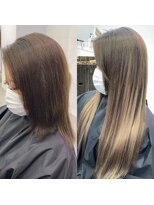 グロウ 渋谷(grow)&nbsp;プルエクステでつくる！グラデーションカラー！