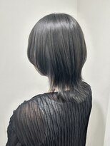 アンリ(Anli)&nbsp;《Anli KANAKO》ウルフ 黒×グレー インナーカラー グレージュ