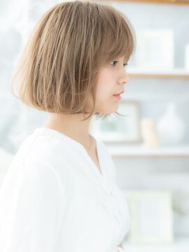 モッズヘア 越谷(mod's hair) ★斜めバング透明感大人ハイライト前下がりボブ10代20代30代★10