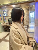 ヘアリゾートエーアイ 新宿西口店(hair resort Ai) ぱつっとボブ/艶髪