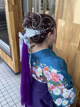 美容室 びゃんびゃん 社店 卒業式スタイル/ヘアセット/アレンジヘア
