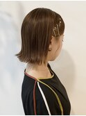 大人気タイトボブヘアセット