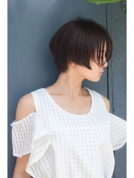 シータ ハンサムショート♪レイヤーカット/ダークアッシュ