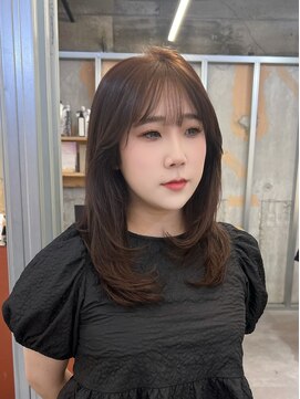 イオエ 梅田(ioe) ダブルカラー/大人ボブ/黒髪スタイル/髪質改善/縮毛矯正
