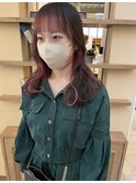 インナーカラー/ピンクベージュ