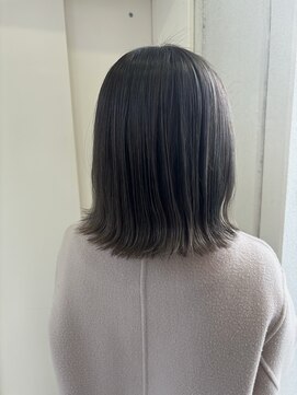 ヘアーデザイン シュシュ(hair design Chou Chou by Yone) ハイライト/グレージュ/白髪ぼかし/ボブ/福岡カット/福岡カラー