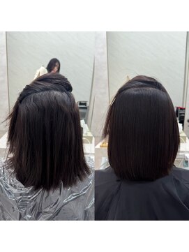 シンズ 銀座(sins) 強い癖にもsins式髪質改善酸性ストレート[30代40代50代60代]